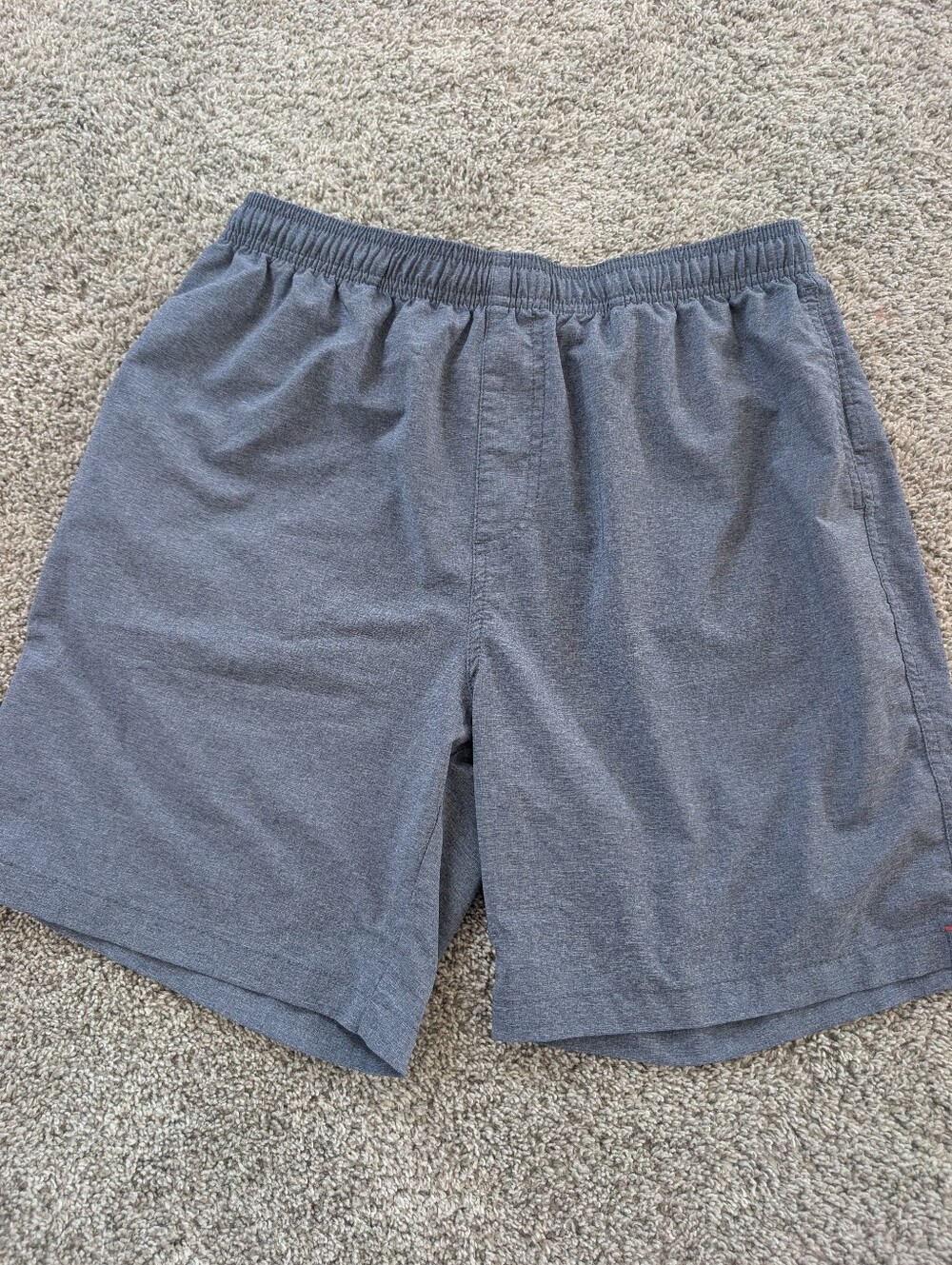 Chubbies Performance Shorts Mens Large 7" Inseam Gray Athletic Hybrid Shorts